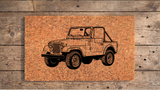 Jeep CJ Inspired Floor Mat