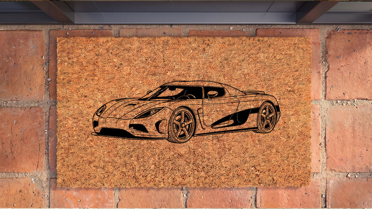 Koenigsegg Agera Inspired Door Mat