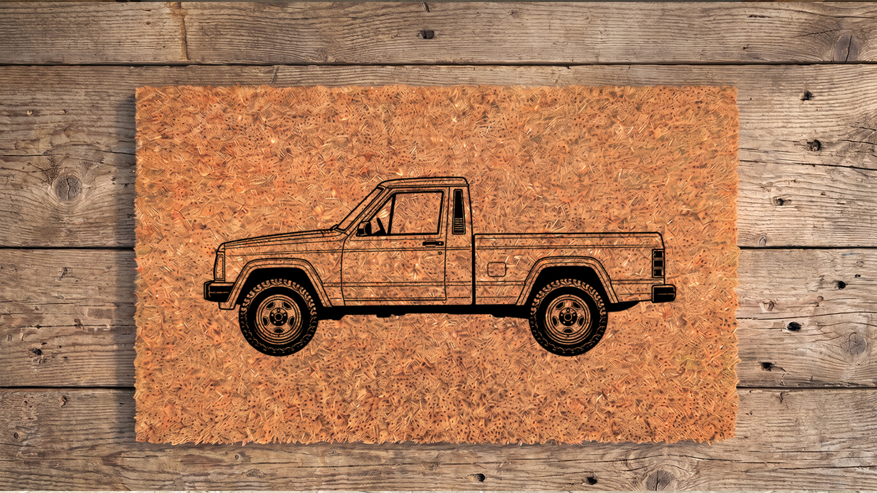 Jeep Comanche (MJ) Inspired Floor Mat