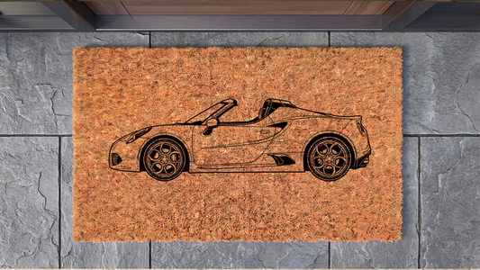 Alfa Romeo 4C Spider Inspired Floor Mat