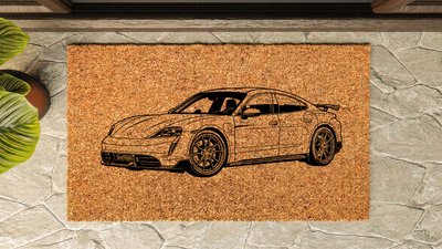 Porsche Taycan Turbo GT Inspired Floor Mat