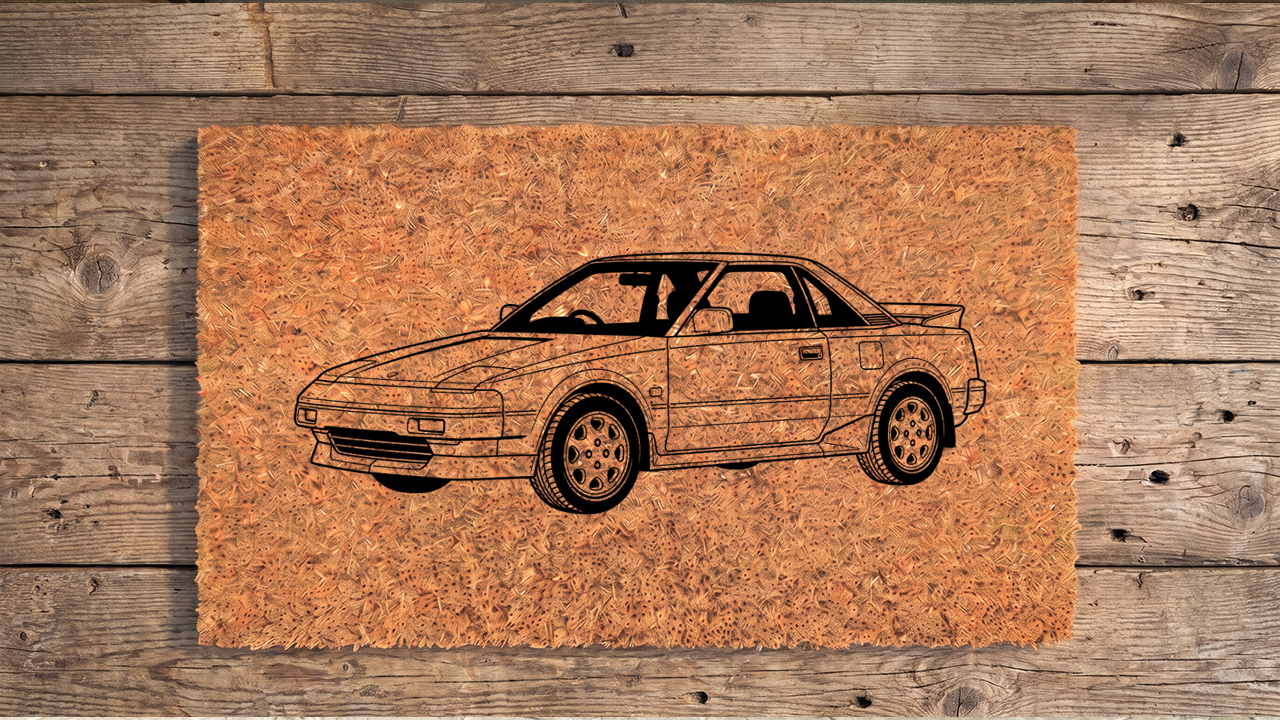 Toyota MR2 (AW11) Inspired Floor Mat