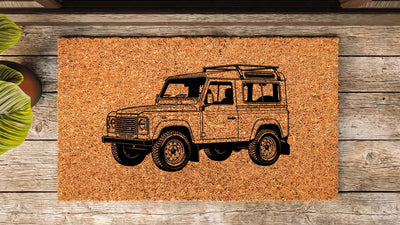 Classic Land Rover Defender 90 Inspired Door Mat