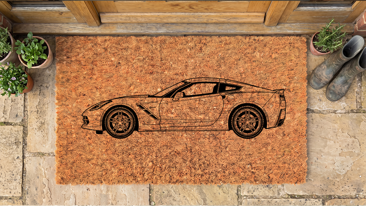 Chevrolet Corvette (C7) Inspired Floor Mat