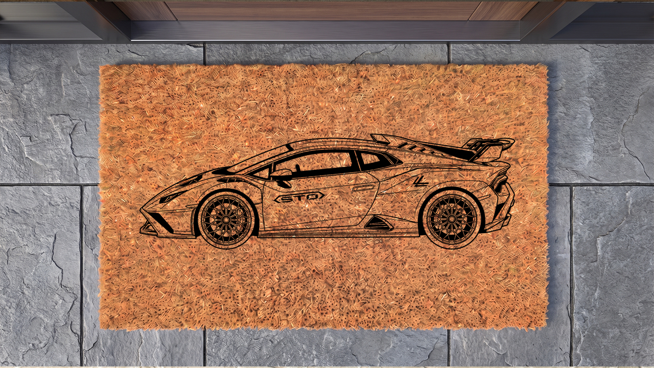 Lamborghini Huracán STO Inspired Floor Mat