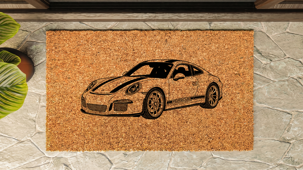Porsche 991 R Inspired Floor Mat