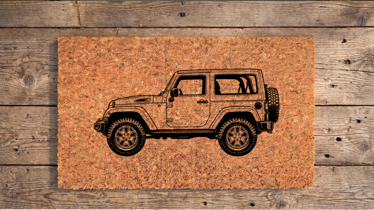 Jeep Wrangler (JK) Inspired Floor Mat