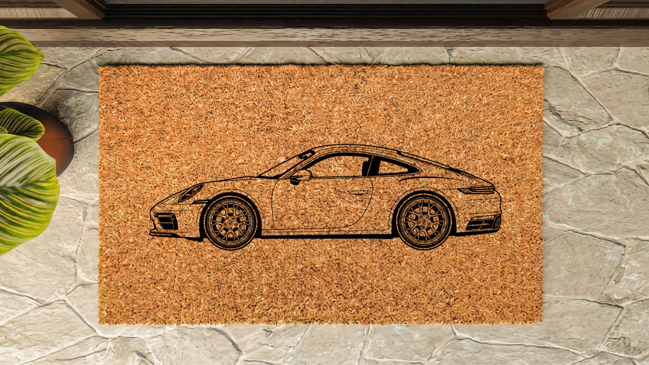 Porsche 992 Carrera GTS Inspired Floor Mat