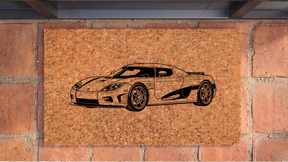 Koenigsegg CCX Inspired Door Mat