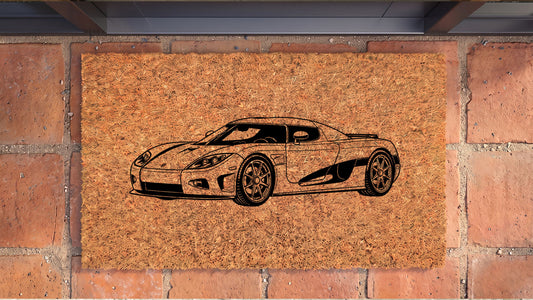 Koenigsegg CCX Inspired Door Mat