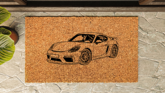 Porsche 718 Cayman GT4 Inspired Floor Mat