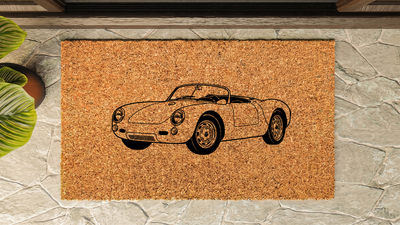 Porsche 550 Inspired Floor Mat