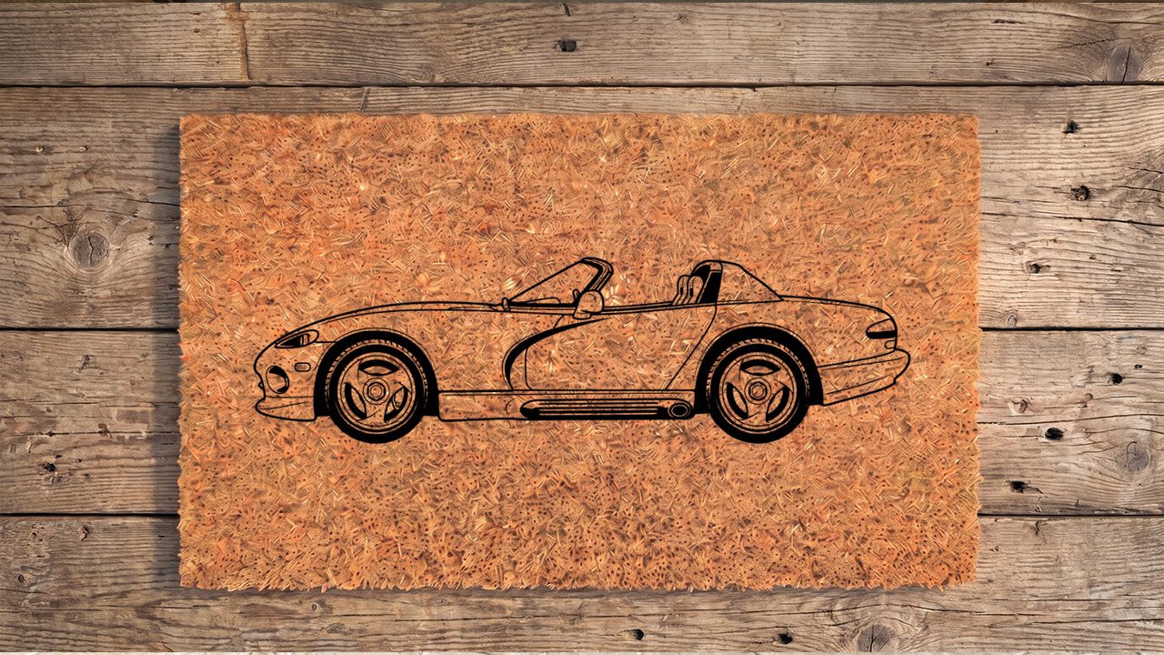 Dodge Viper (1st Gen) Inspired Floor Mat