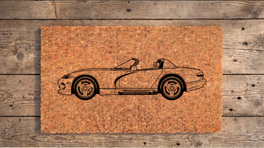 Dodge Viper (1st Gen) Inspired Doormat