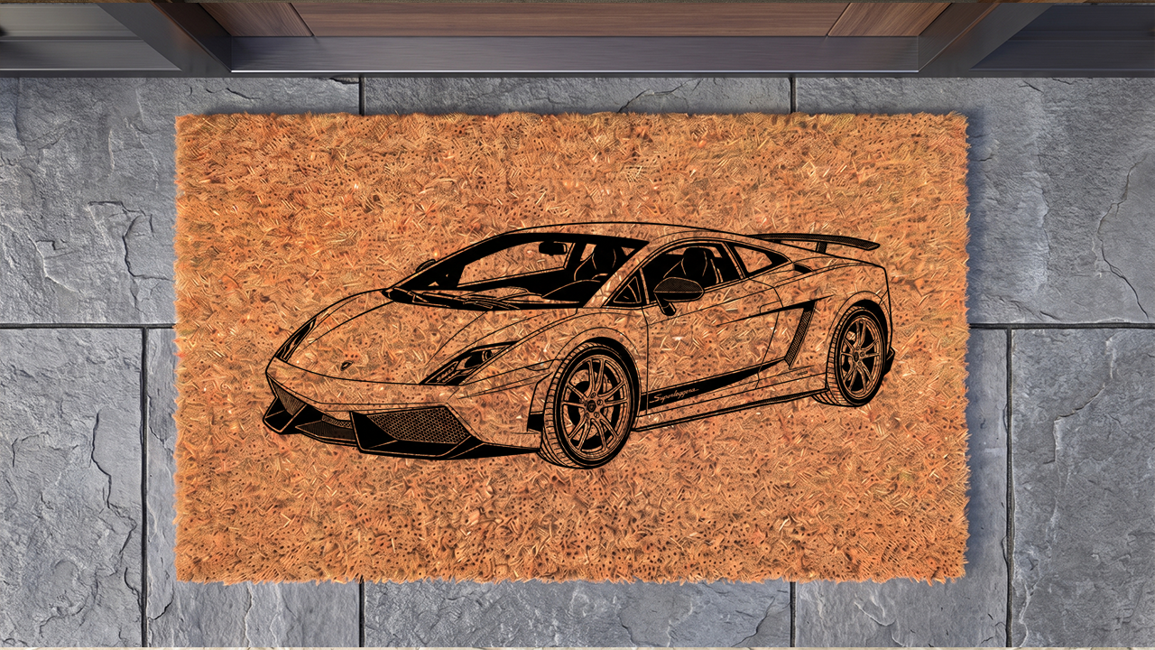 Lamborghini Gallardo Superleggera Inspired Floor Mat