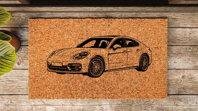 Porsche Panamera Turbo S E-Hybrid Inspired Door Mat