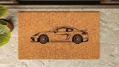 Porsche 718 Cayman GT4 Inspired Floor Mat