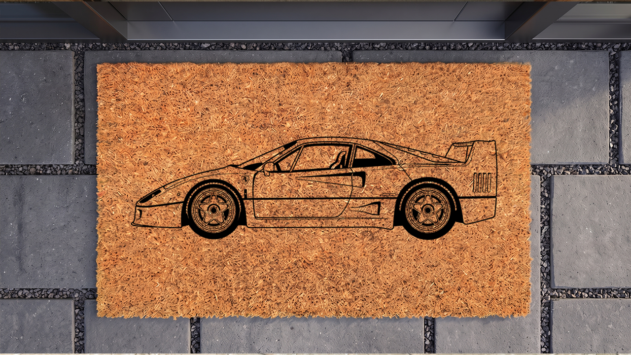Ferrari F40 Inspired Floor Mat