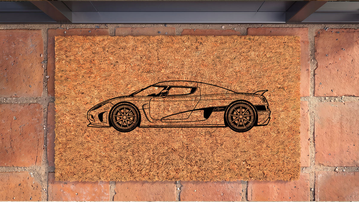 Koenigsegg Agera Inspired Door Mat