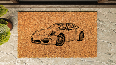 Porsche 991 Targa Inspired Floor Mat