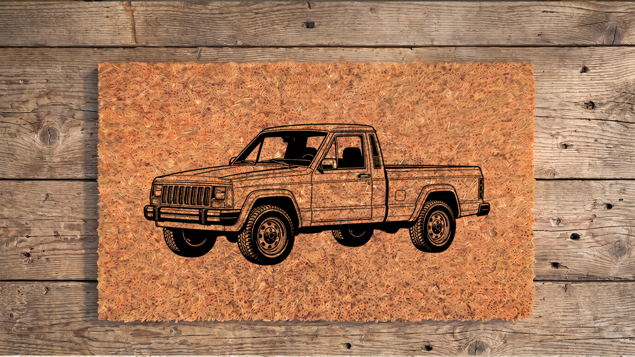 Jeep Comanche (MJ) Inspired Floor Mat