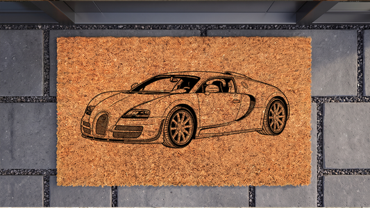 Bugatti Veyron Inspired Floor Mat