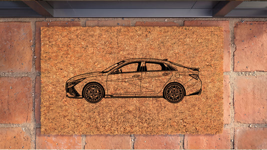 Hyundai Elantra N Inspired Door Mat