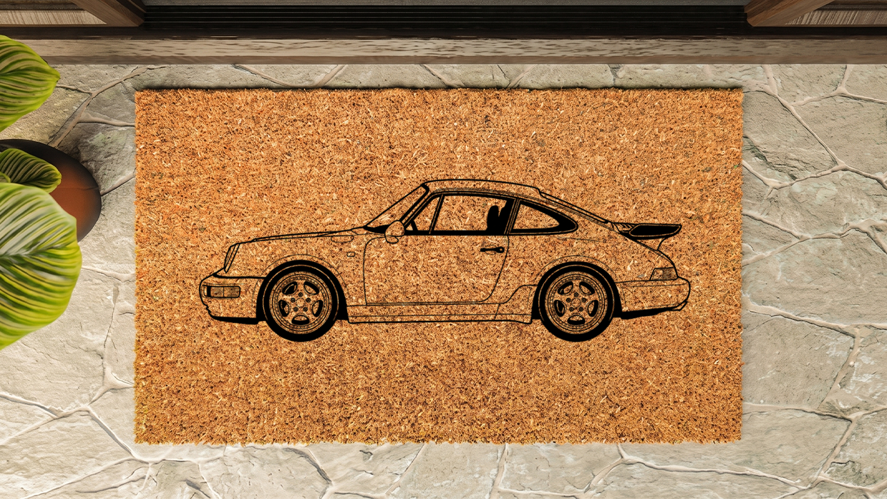 Porsche 964 Turbo Inspired Floor Mat