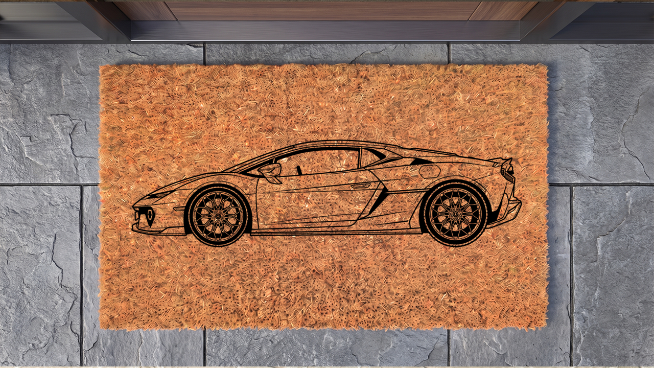 Lamborghini Temerario Inspired Floor Mat