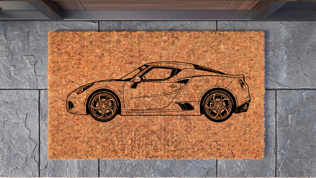 Alfa Romeo 4C Coupe Inspired Floor Mat