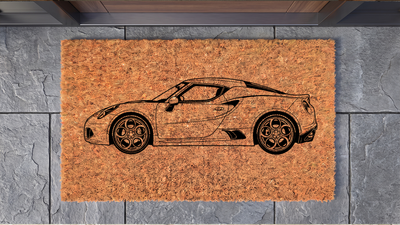 Alfa Romeo 4C Coupe Inspired Floor Mat