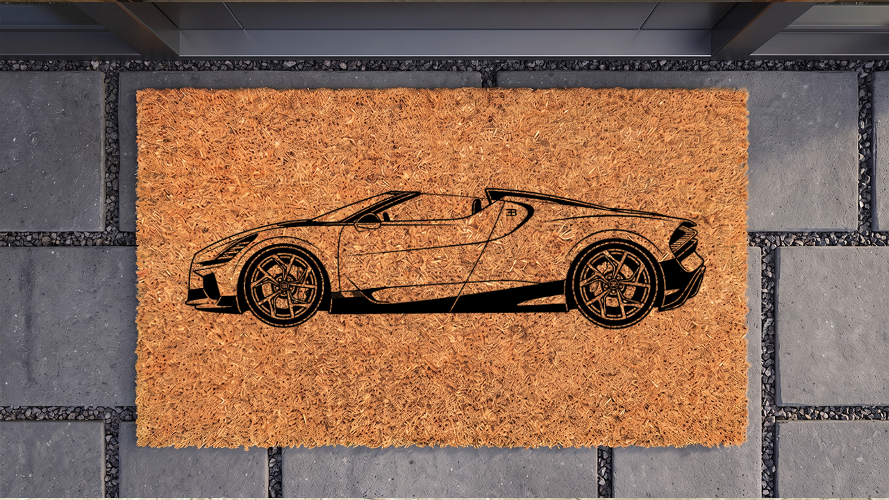 Bugatti W16 Mistral Inspired Floor Mat