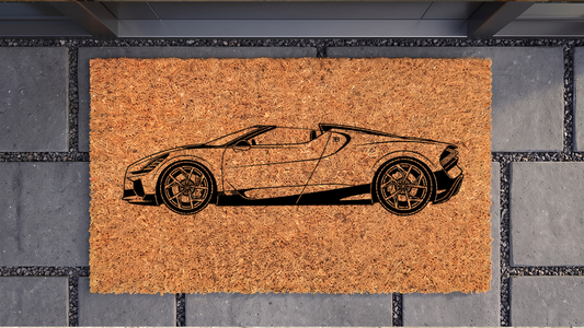 Bugatti W16 Mistral Inspired Floor Mat