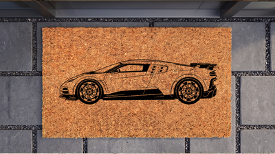Bugatti Centodieci Inspired Floor Mat