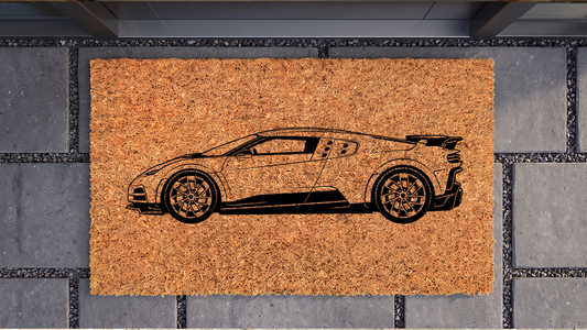 Bugatti Centodieci Inspired Floor Mat
