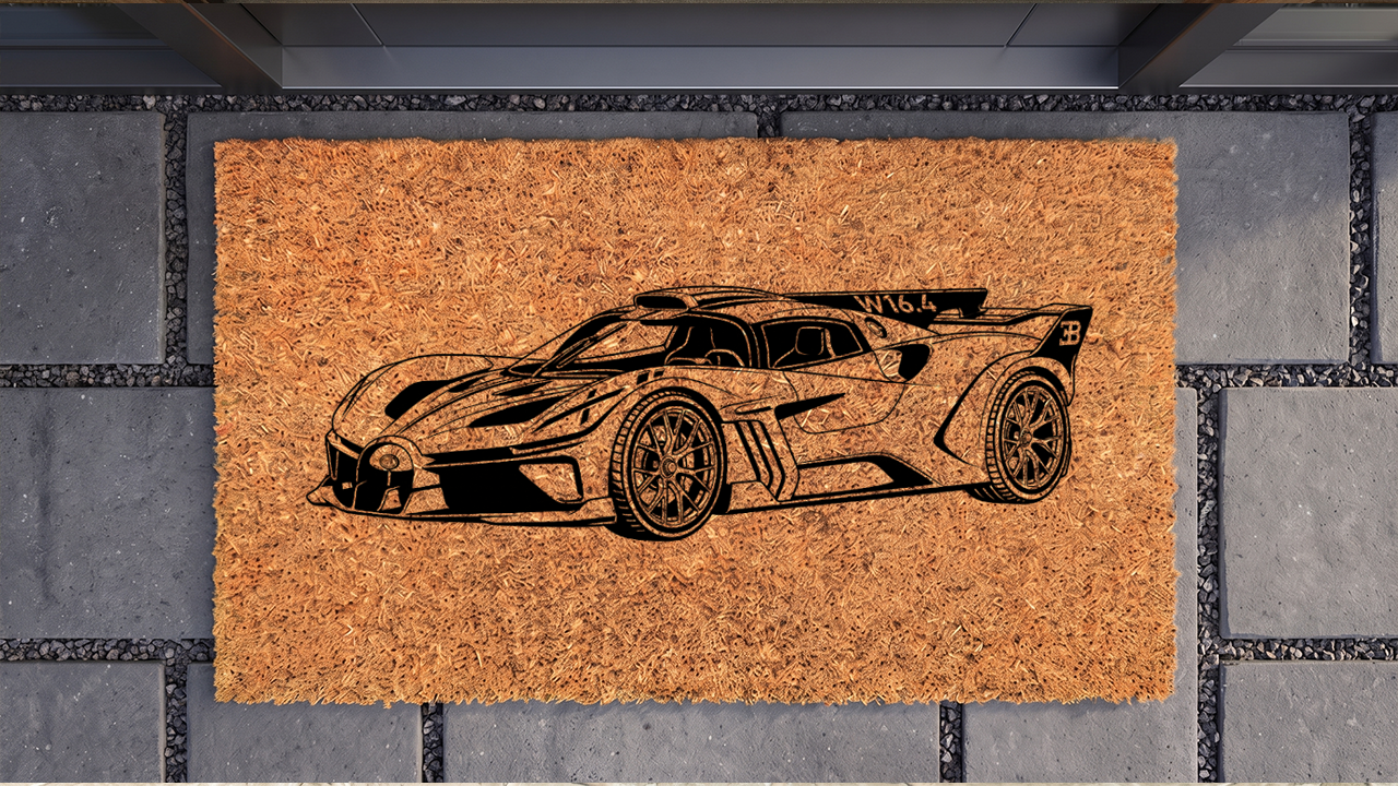 Bugatti Bolide Inspired Floor Mat