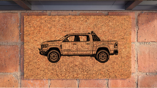 Hennessey Mammoth Inspired Door Mat