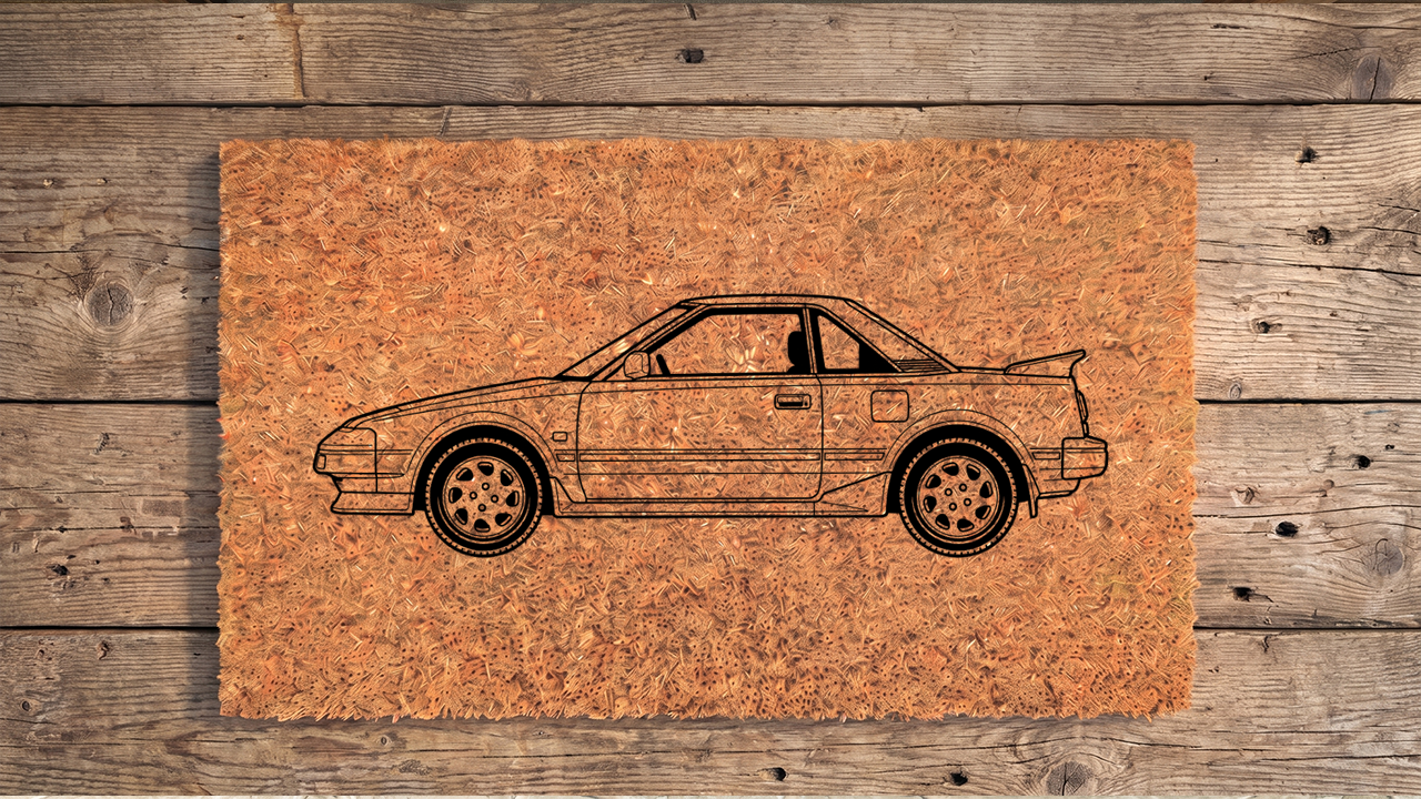 Toyota MR2 (AW11) Inspired Floor Mat
