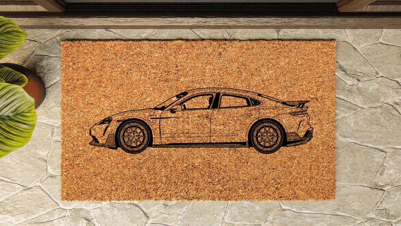 Porsche Taycan Turbo GT Inspired Floor Mat