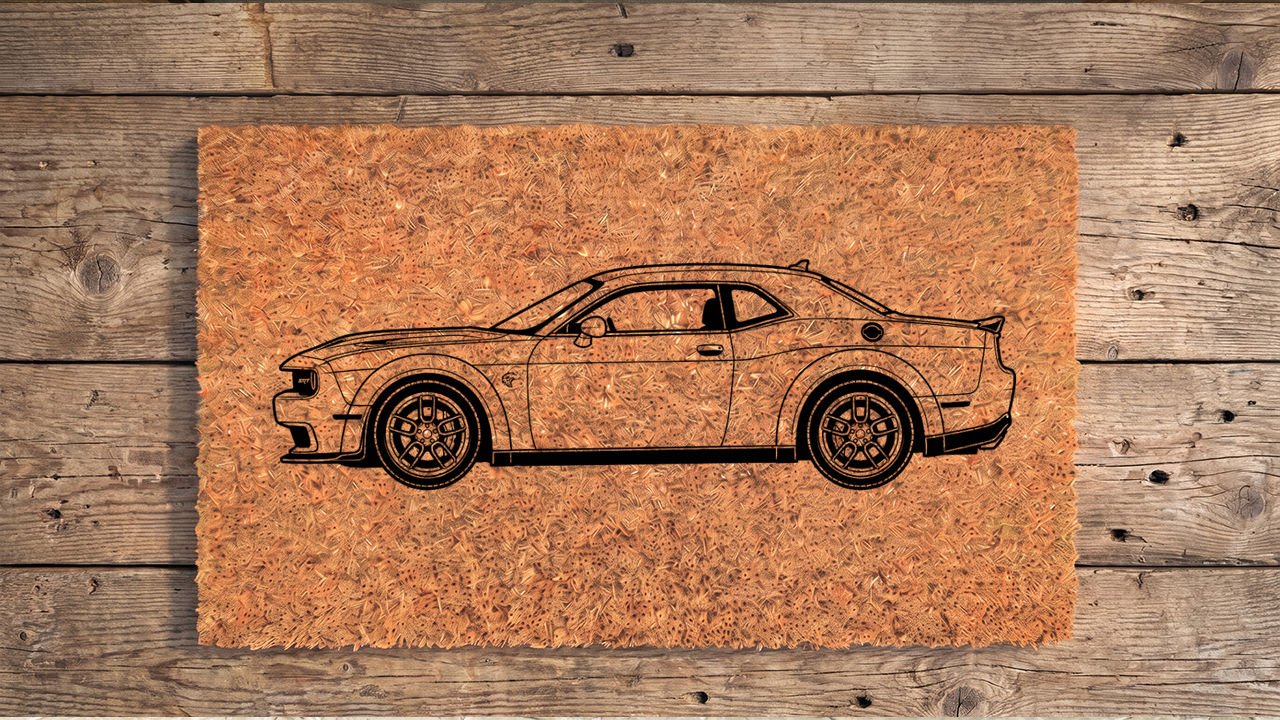 Dodge Challenger SRT Hellcat (3rd Gen) Inspired Floor Mat