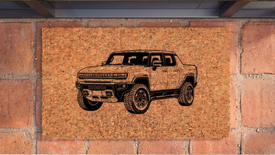 Hummer EV Inspired Door Mat
