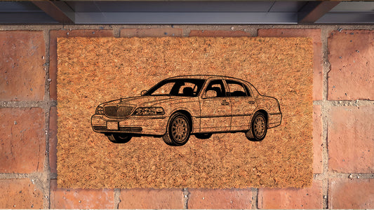 Lincoln Town Car (Panther) Inspired Door Mat