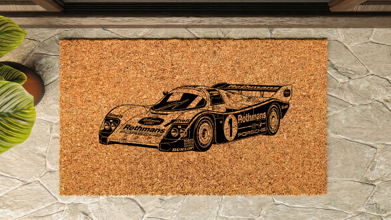 Porsche 962c Inspired Floor Mat