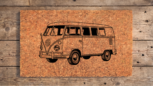Volkswagen Type 2 Split Window Bus Inspired Doormat