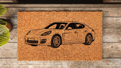 Porsche Panamera (1st Gen) Inspired Door Mat