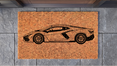 Lamborghini Revuelto Inspired Floor Mat