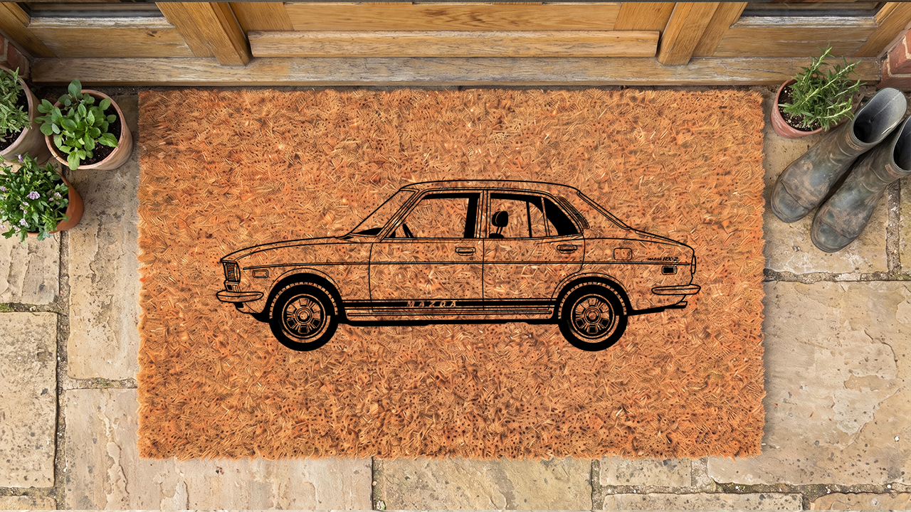 Mazda RX-2 Inspired Floor Mat