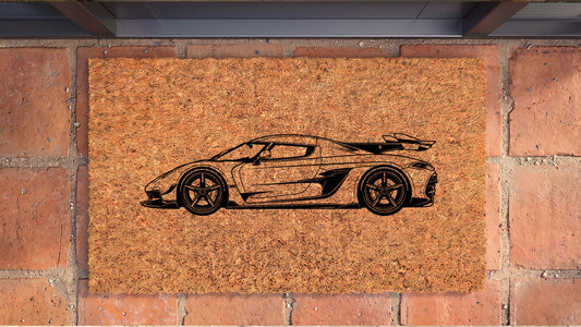 Koenigsegg Jesko Inspired Door Mat