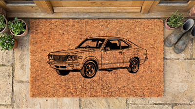 Mazda RX-3 Inspired Floor Mat