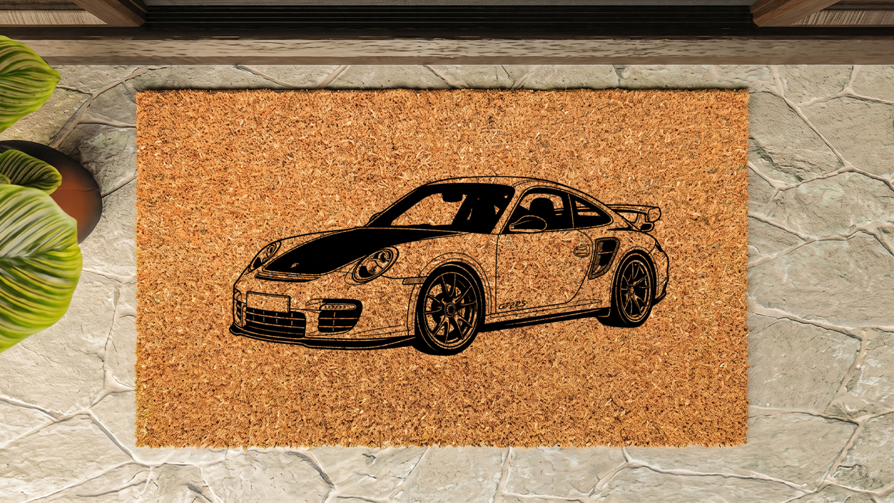 Porsche 997 GT2 RS Inspired Floor Mat